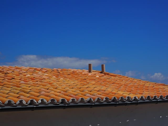 Techo con aislamiento termico